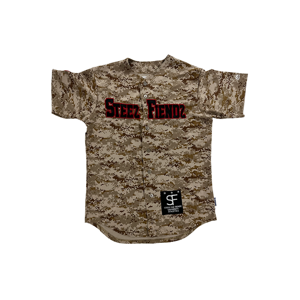 Digital Camo Baseball Jersey