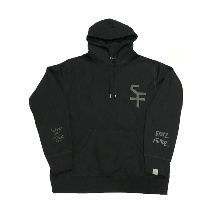 BLACK 3M STF.U HOODIE