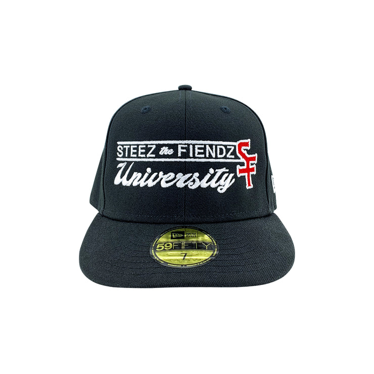 University Fitted Cap (Black)