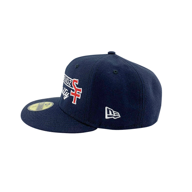 University Fitted Cap (Navy)