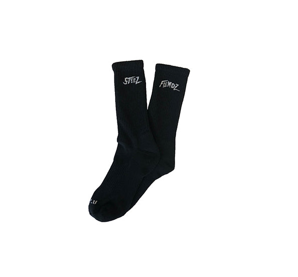 Pack of 3 Mania Socks (Black/White)